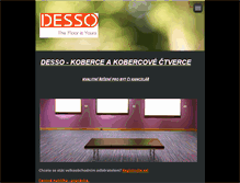 Tablet Screenshot of desso-koberce.cz